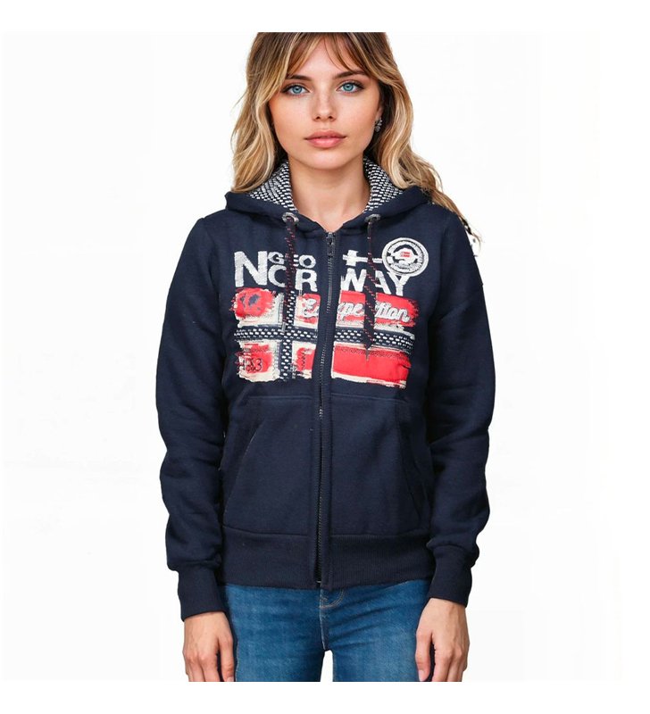 Sweat à capuche pour Femme Veste Farlotte Geographical Norway