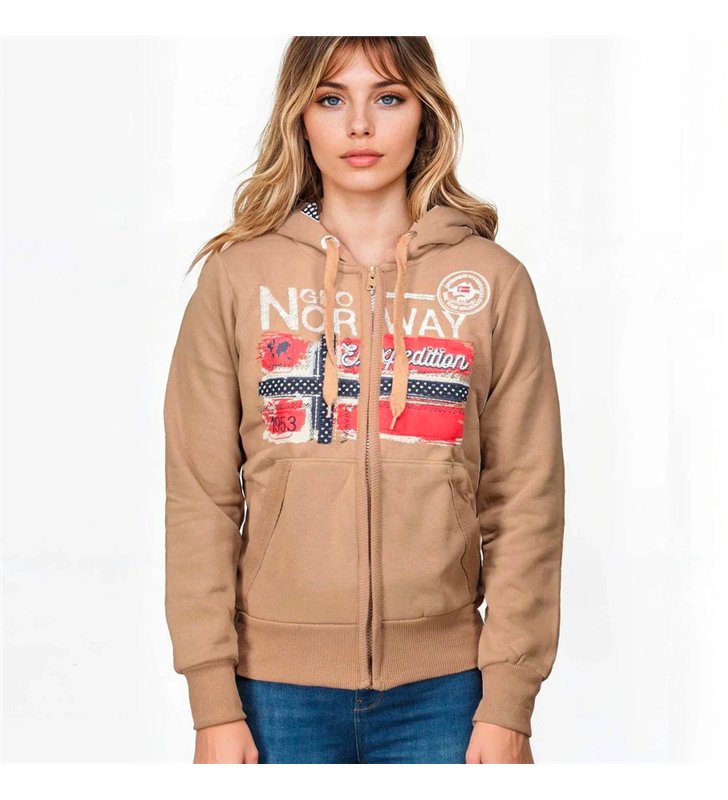 Sweat à capuche pour Femme Veste Farlotte Geographical Norway