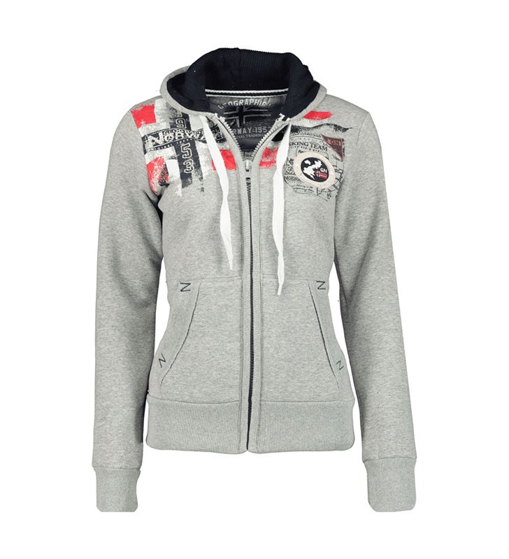 Sweat à capuche pour Femme Veste Geographical Norway Fespote
