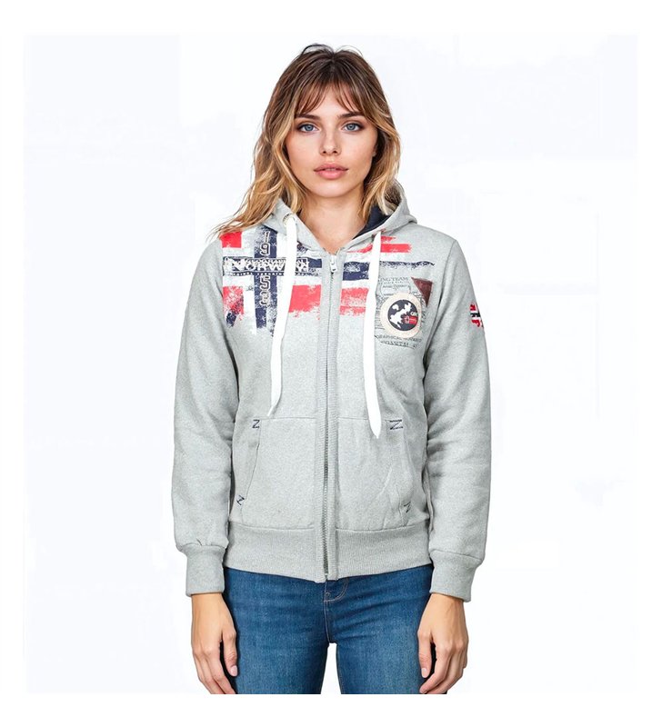 Sweat à capuche pour Femme Veste Geographical Norway Fespote