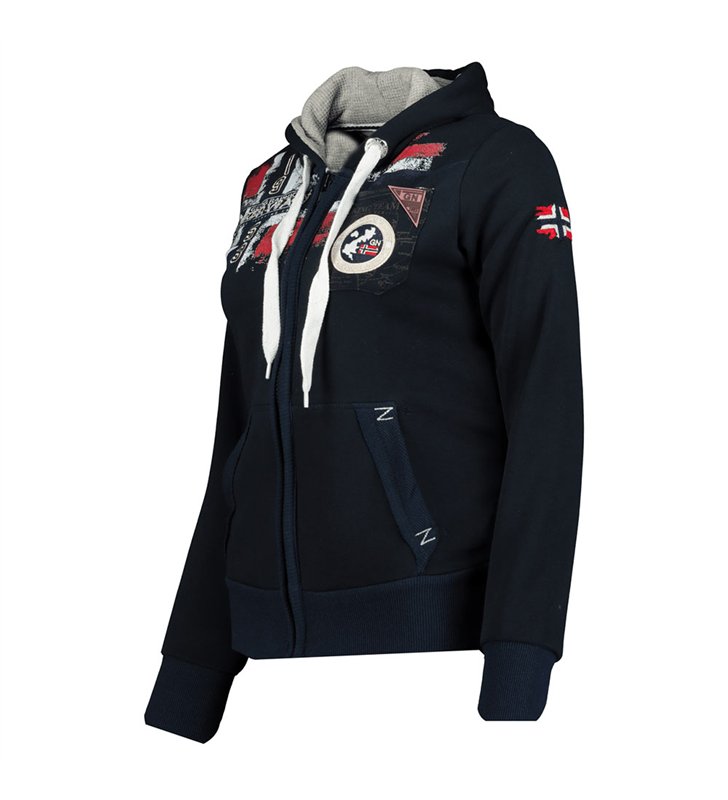 Sweat à capuche pour Femme Veste Geographical Norway Fespote