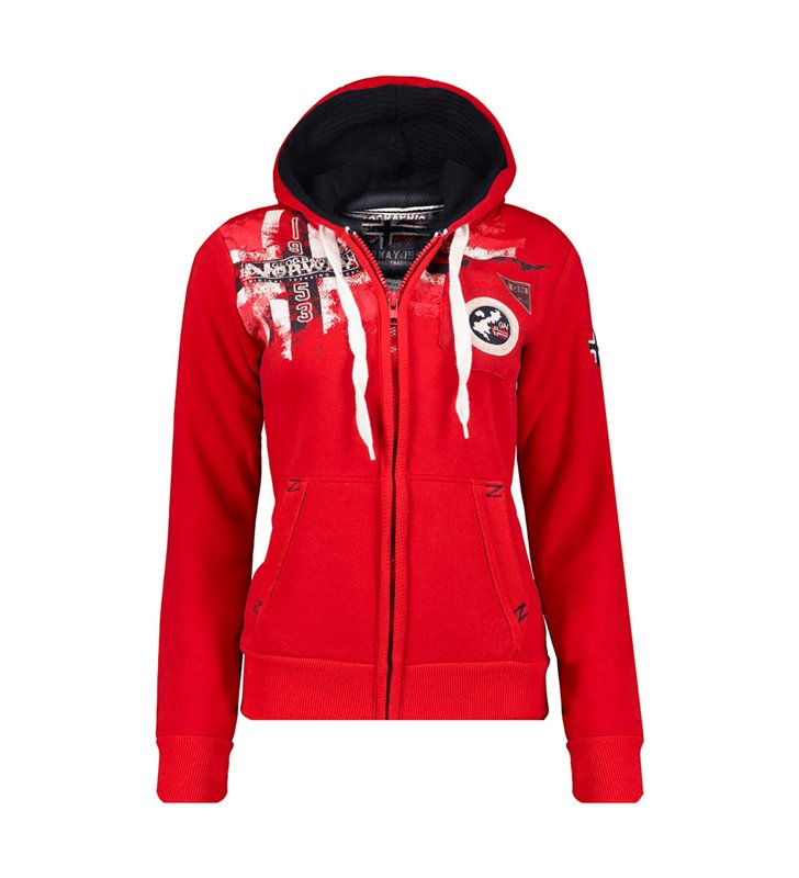 Sweat à capuche pour Femme Veste Geographical Norway Fespote