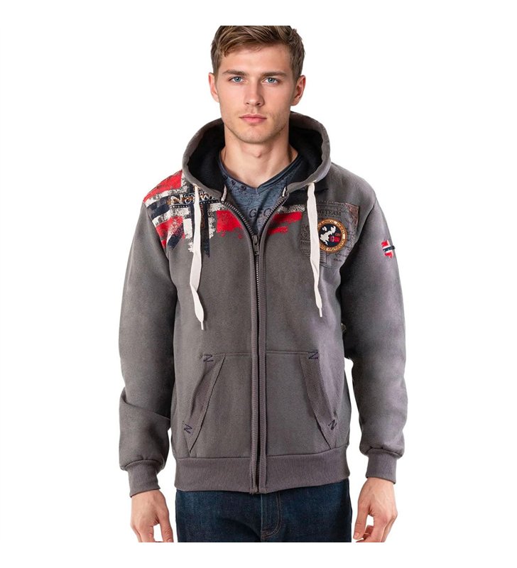 Sweat à capuche pour Homme Veste Geographical Norway Fespote