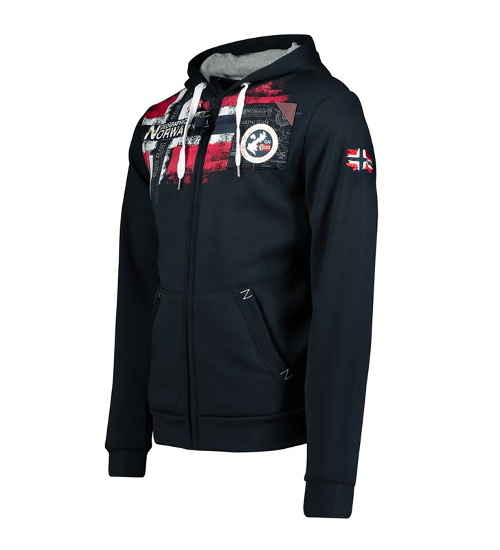 Sweat à capuche pour Homme Veste Geographical Norway Fespote