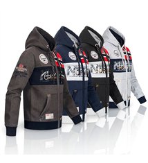Sweat zippé à capuche pour Homme Veste Geographical Norway Flyer