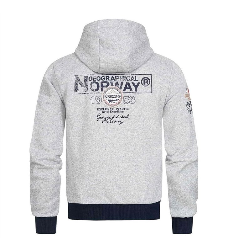 Sweat zippé à capuche pour Homme Veste Geographical Norway Flyer
