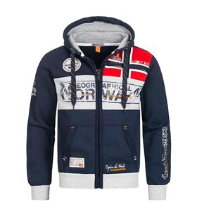 Sweat zippé à capuche pour Homme Veste Geographical Norway Flyer