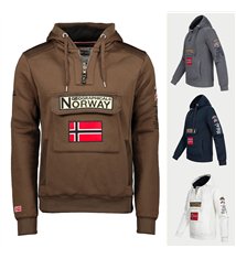 Sweat à capuche pour Homme Geographical Norway Gymclass