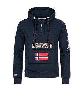 Sweat à capuche pour Homme Geographical Norway Gymclass
