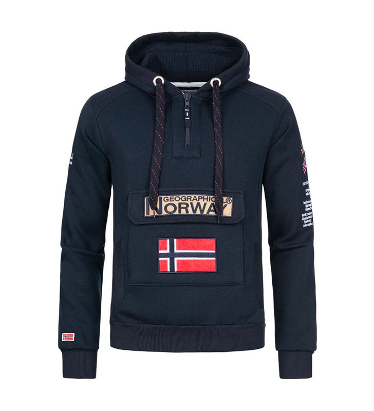 Sweat à capuche pour Homme Geographical Norway Gymclass