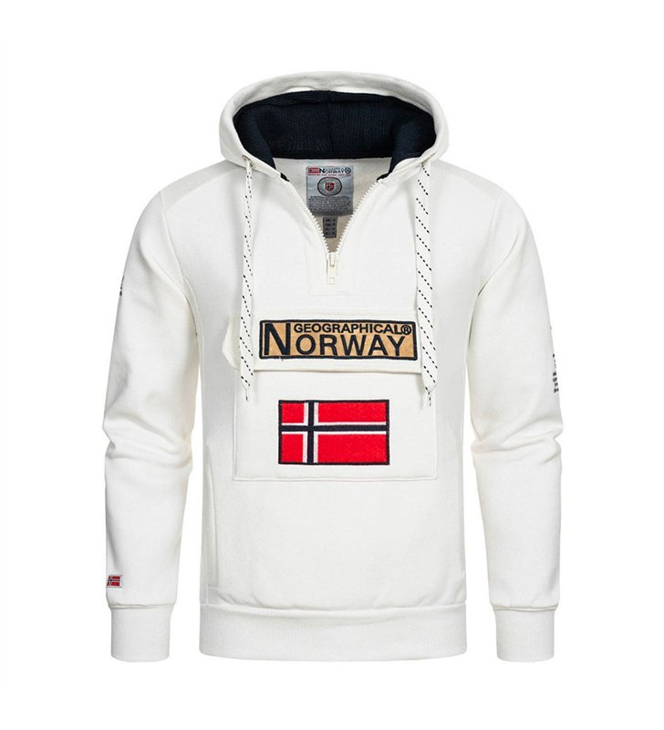 Sweat à capuche pour Homme Geographical Norway Gymclass
