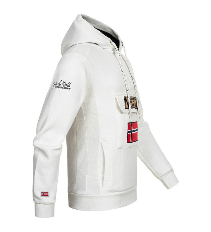 Sweat à capuche pour Homme Geographical Norway Gymclass