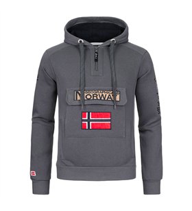 Sweat à capuche pour Homme Geographical Norway Gymclass