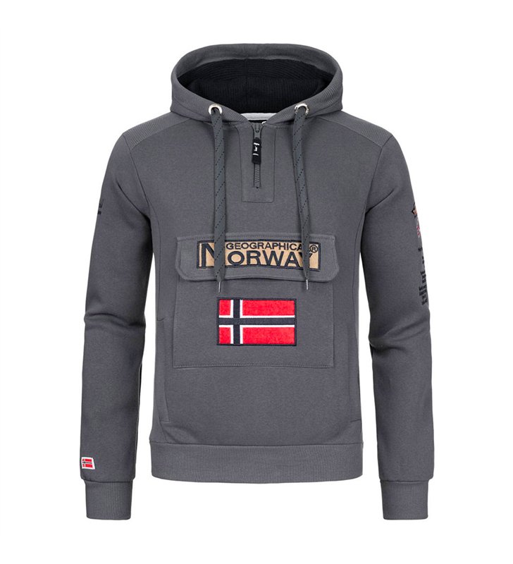 Sweat à capuche pour Homme Geographical Norway Gymclass