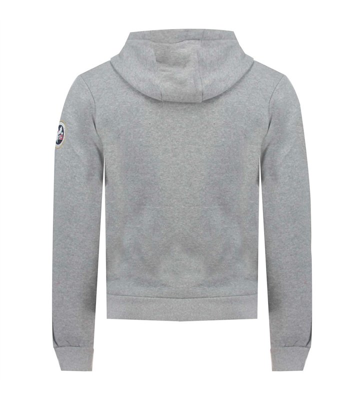 Sweat Gris zippé Veste à capuche pour Homme Geographical Norway Taille S Galiator