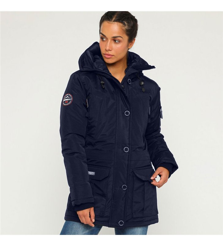 Parka Hiver Femme Geographical Norway veste mi-cuisse Airline