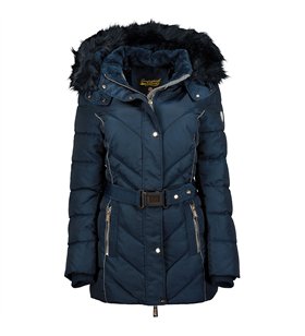 Veste parka Femme avec ceinture et capuche Geographical Norway Becky