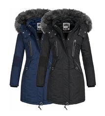 Veste parka Femme Geographical Norway Coraly à capuche pour l\'hiver