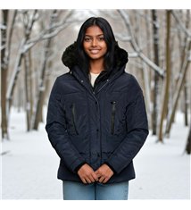 Veste parka pour Femme avec capuche Geographical Norway Dionysos