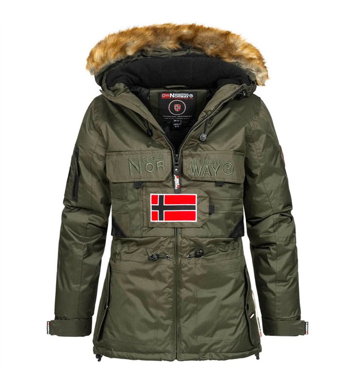 Parka Femme Geographical Norway Bellaciao veste Hiver à capuche