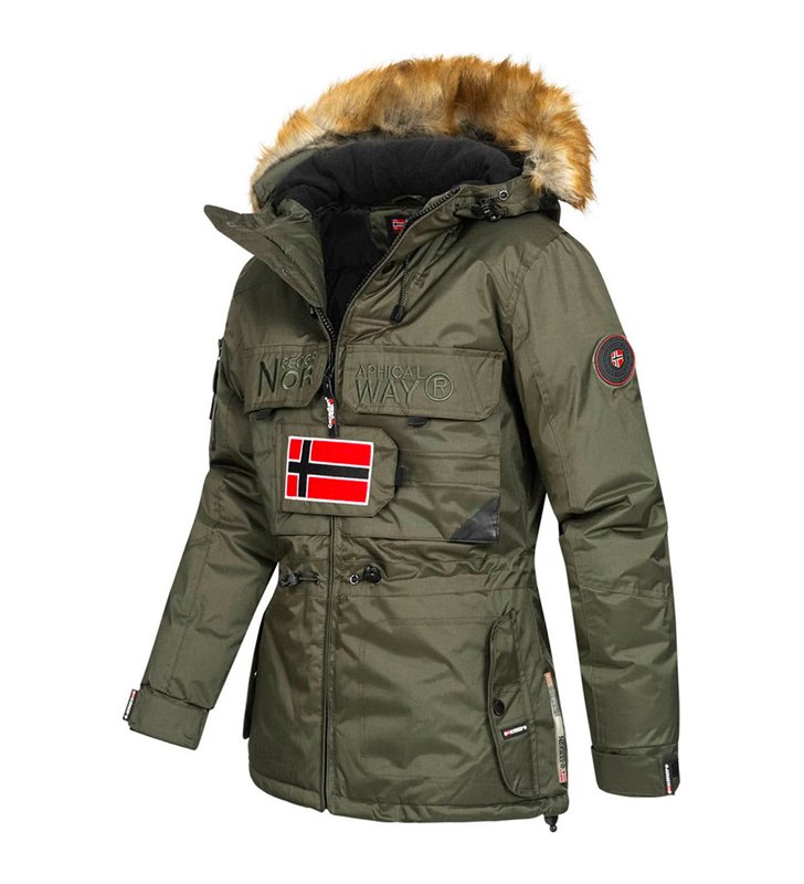 Parka Femme Geographical Norway Bellaciao veste Hiver à capuche