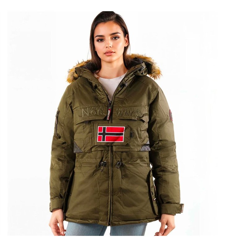 Parka Femme Geographical Norway Bellaciao veste Hiver à capuche