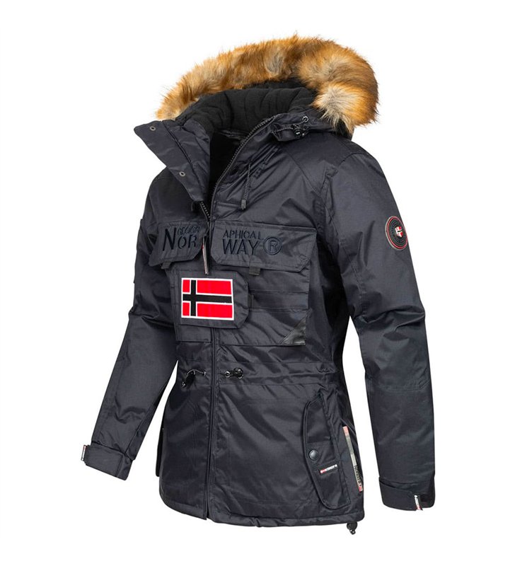 Parka Femme Geographical Norway Bellaciao veste Hiver à capuche
