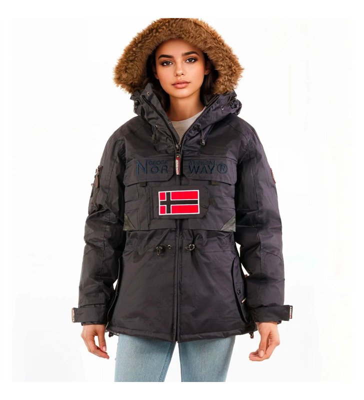 Parka Femme Geographical Norway Bellaciao veste Hiver à capuche