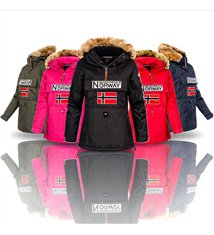 Veste parka à enfiler avec capuche pour Femme Geographical Norway Bridget