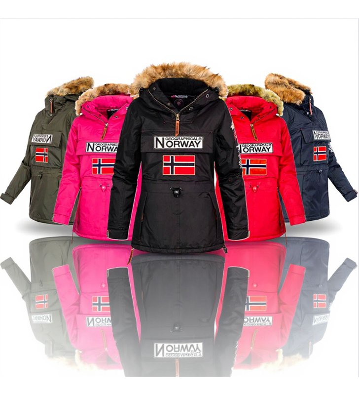 Veste parka à enfiler avec capuche pour Femme Geographical Norway Bridget