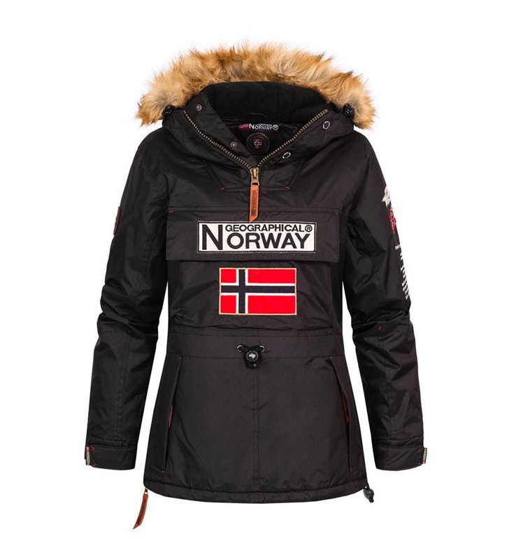 Veste parka à enfiler avec capuche pour Femme Geographical Norway Bridget