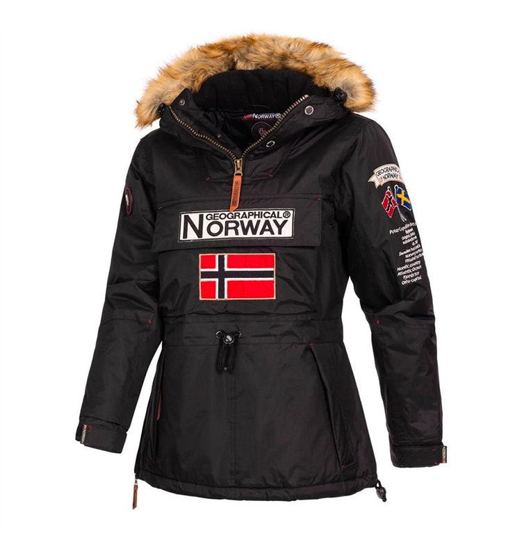 Veste parka à enfiler avec capuche pour Femme Geographical Norway Bridget