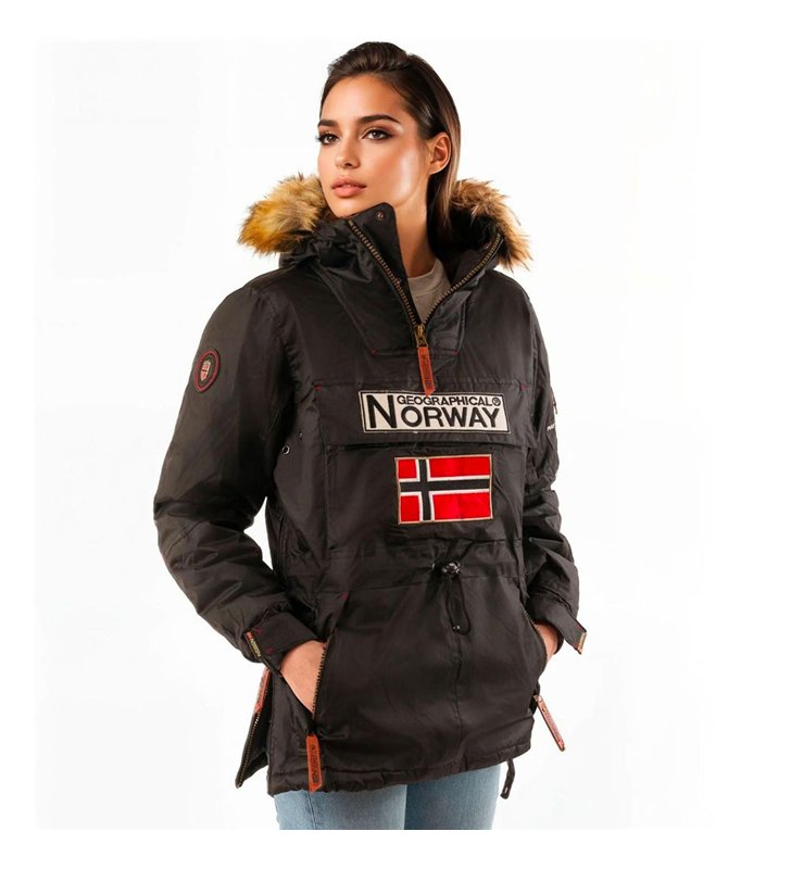 Veste parka à enfiler avec capuche pour Femme Geographical Norway Bridget