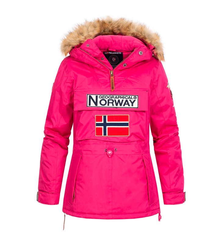 Veste parka à enfiler avec capuche pour Femme Geographical Norway Bridget
