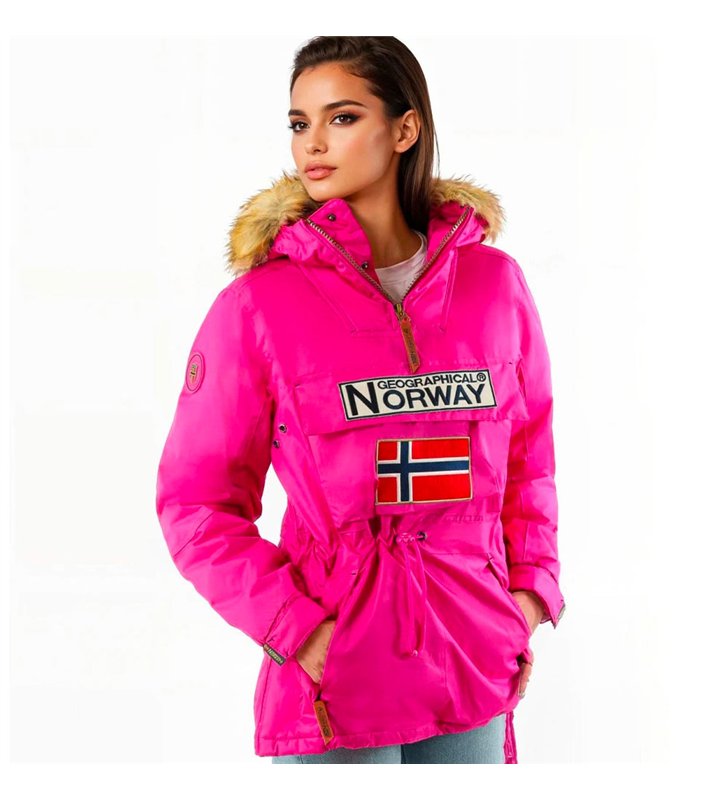 Veste parka à enfiler avec capuche pour Femme Geographical Norway Bridget
