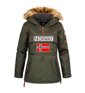 Veste parka à enfiler avec capuche pour Femme Geographical Norway Bridget