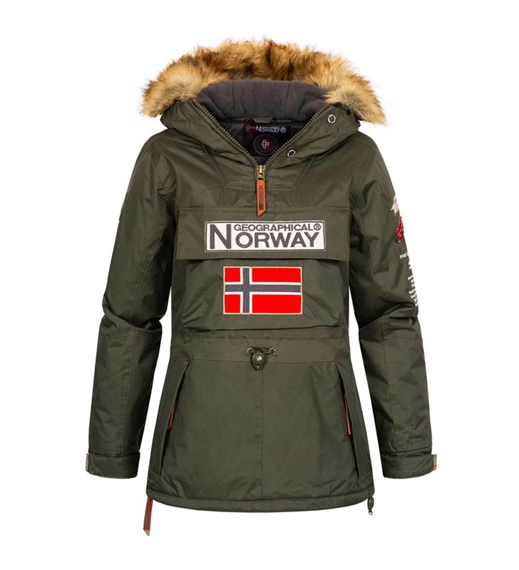 Veste parka à enfiler avec capuche pour Femme Geographical Norway Bridget