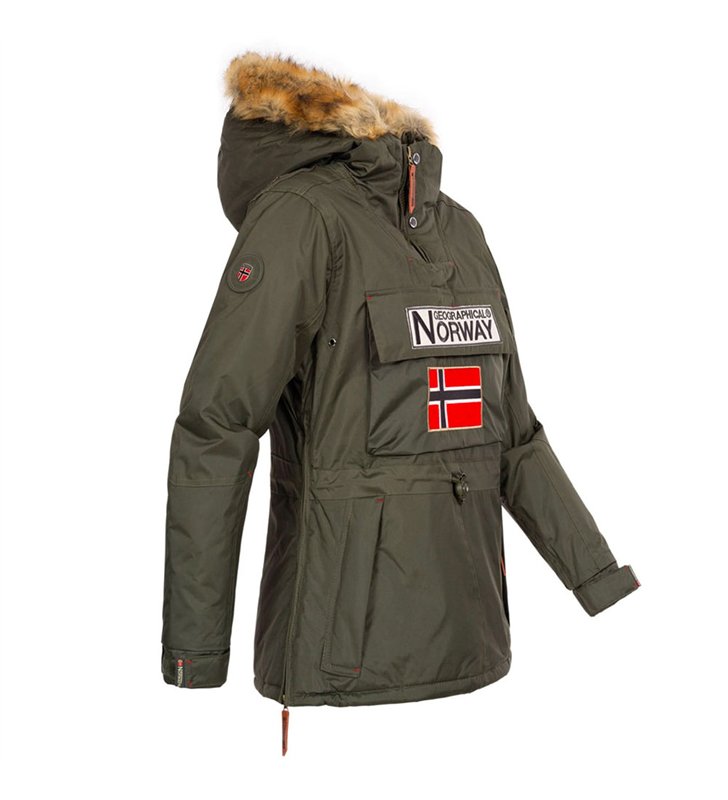 Veste parka à enfiler avec capuche pour Femme Geographical Norway Bridget