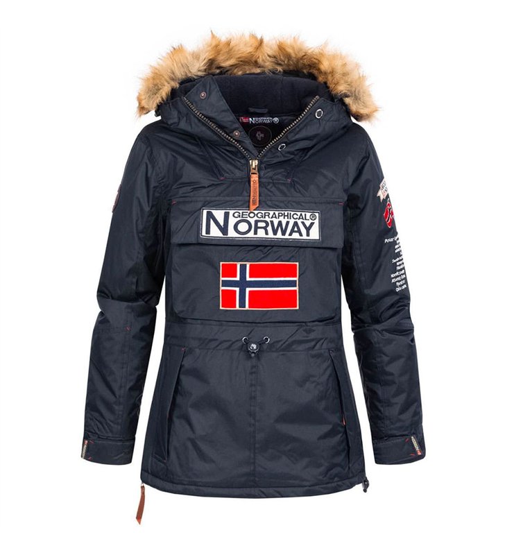 Veste parka à enfiler avec capuche pour Femme Geographical Norway Bridget