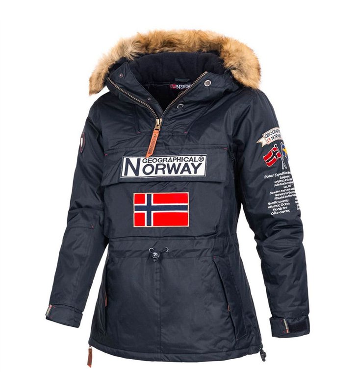 Veste parka à enfiler avec capuche pour Femme Geographical Norway Bridget