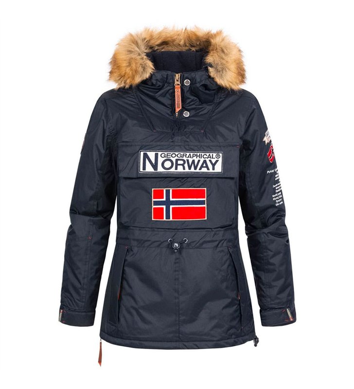 Veste parka à enfiler avec capuche pour Femme Geographical Norway Bridget
