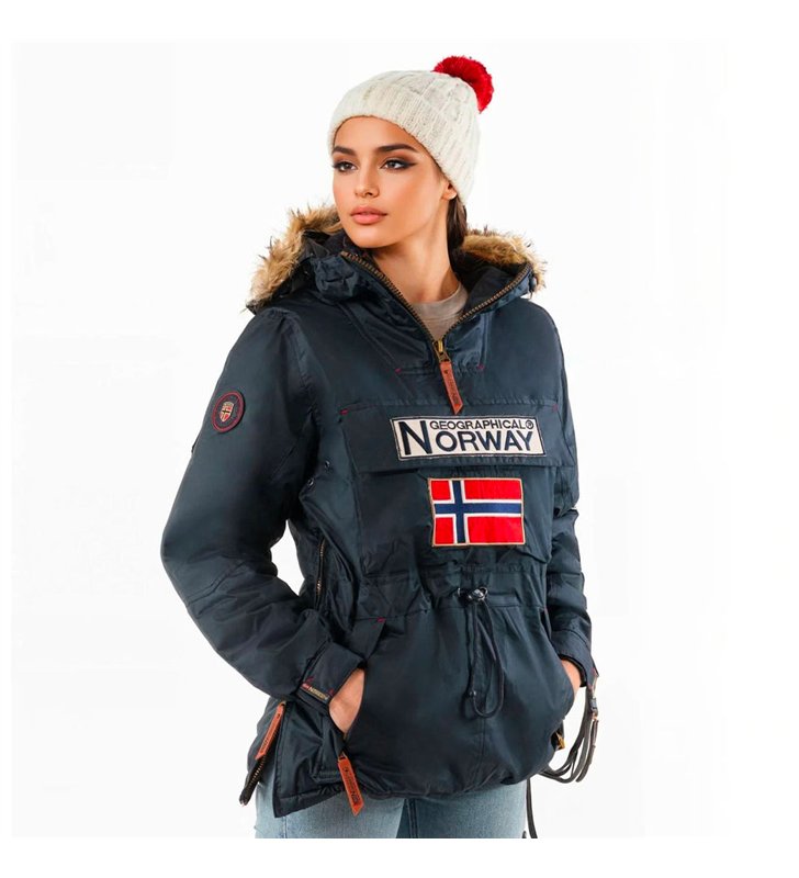 Veste parka à enfiler avec capuche pour Femme Geographical Norway Bridget