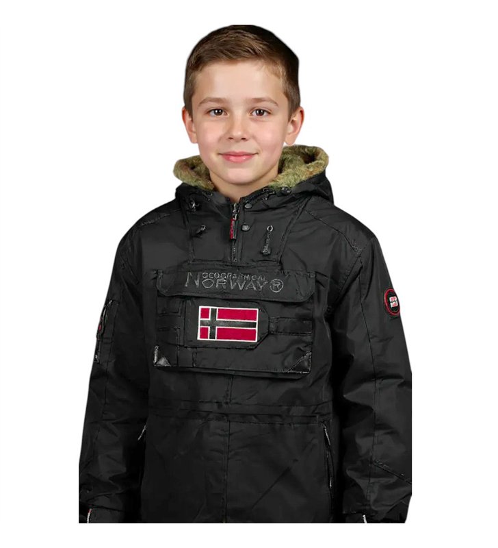 Veste parka enfant Hiver Geographical Norway Barbier a enfiler