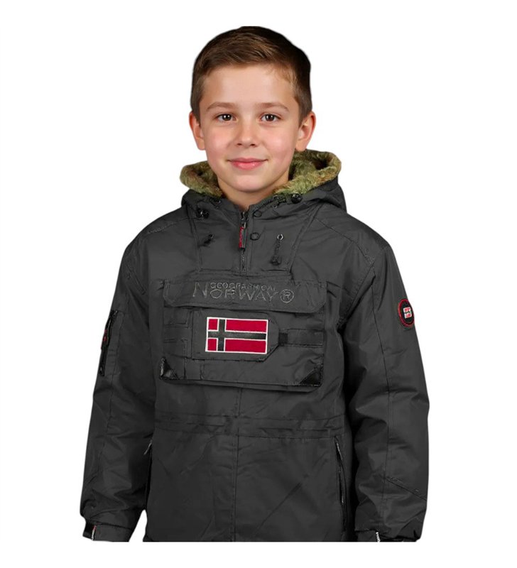 Veste parka enfant Hiver Geographical Norway Barbier a enfiler