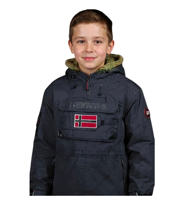 Veste parka enfant Hiver Geographical Norway Barbier a enfiler