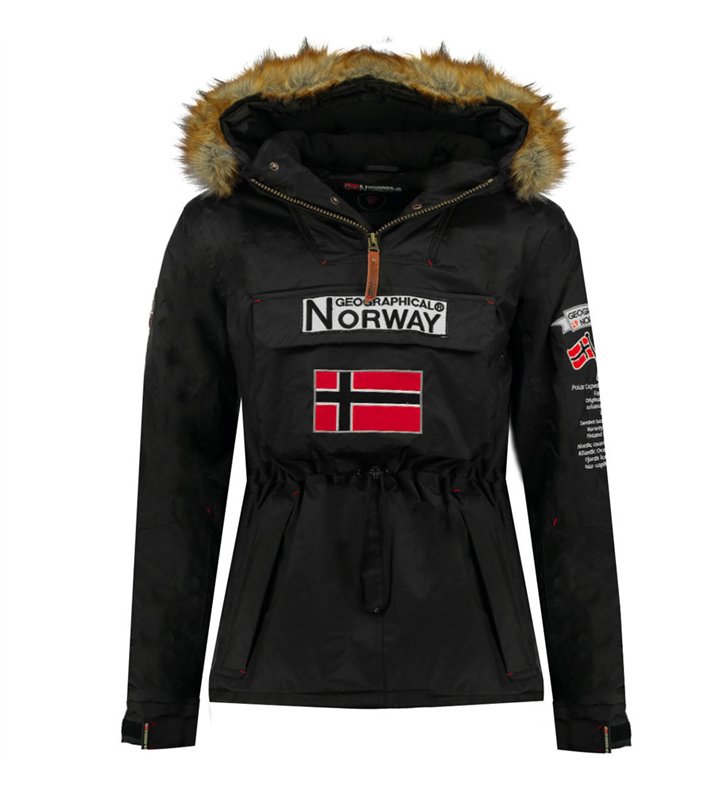Veste parka à enfiler avec capuche pour enfant Geographical Norway Barman