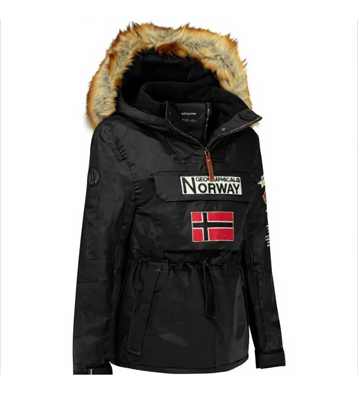 Veste parka à enfiler avec capuche pour enfant Geographical Norway Barman