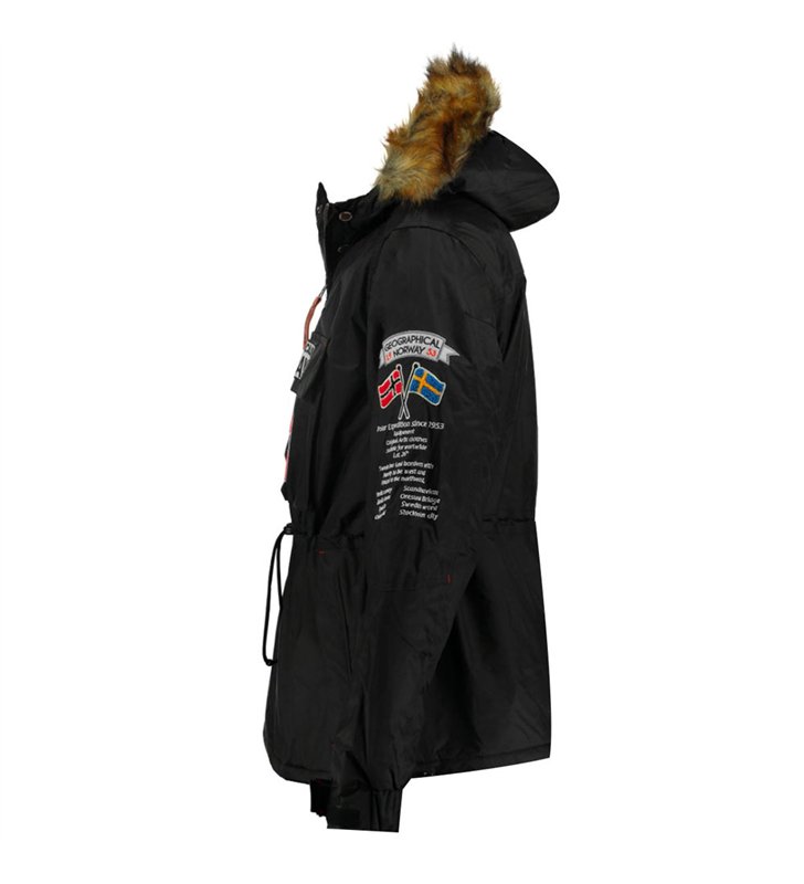 Veste parka à enfiler avec capuche pour enfant Geographical Norway Barman
