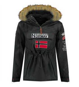 Veste parka à enfiler avec capuche pour enfant Geographical Norway Barman