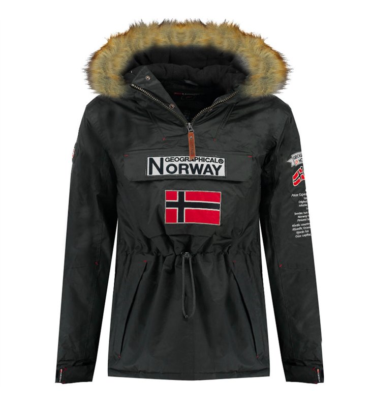 Veste parka à enfiler avec capuche pour enfant Geographical Norway Barman